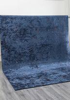 Ivy Charcoal - Navy Blue Rug