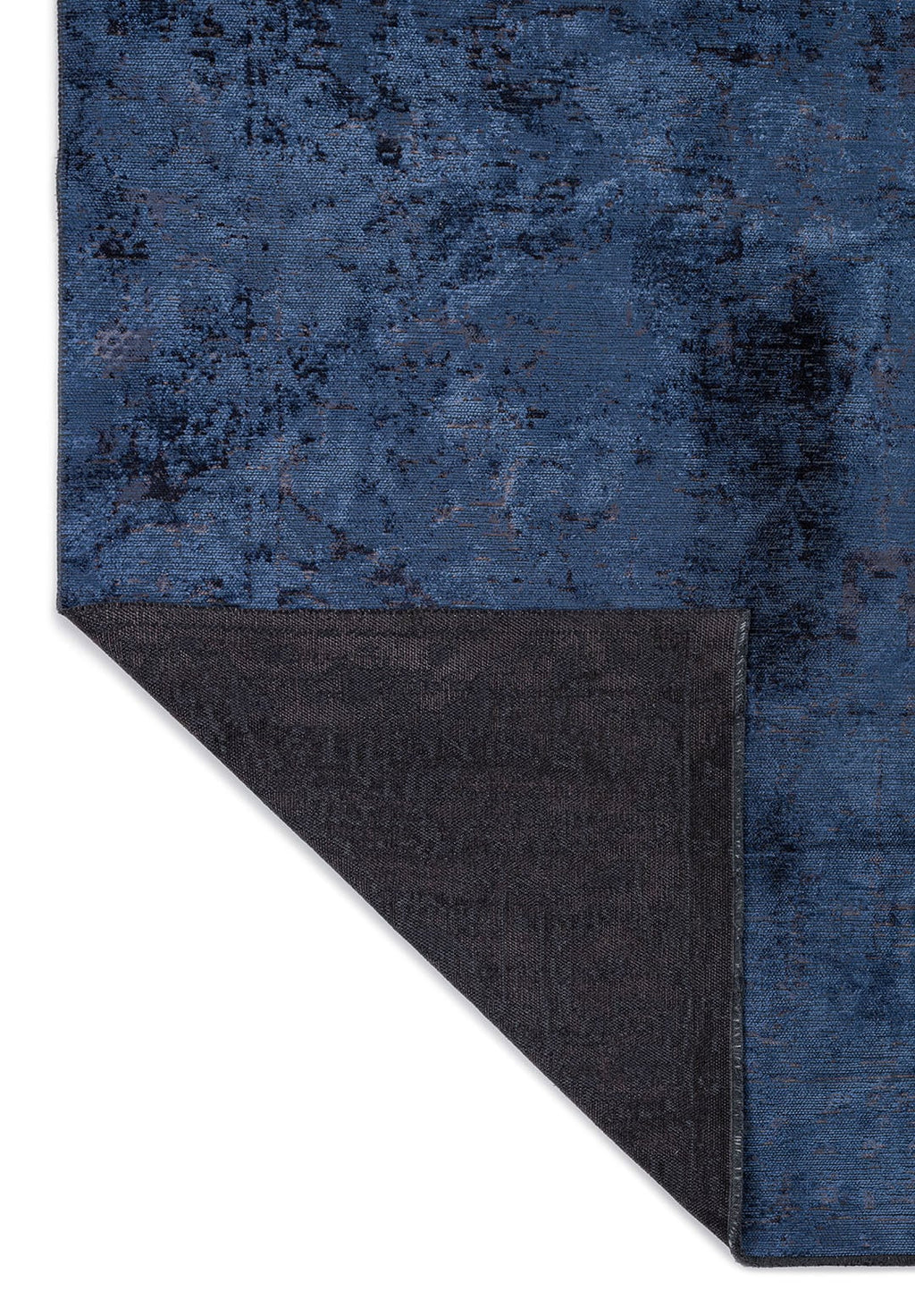 Ivy Charcoal - Navy Blue Rug