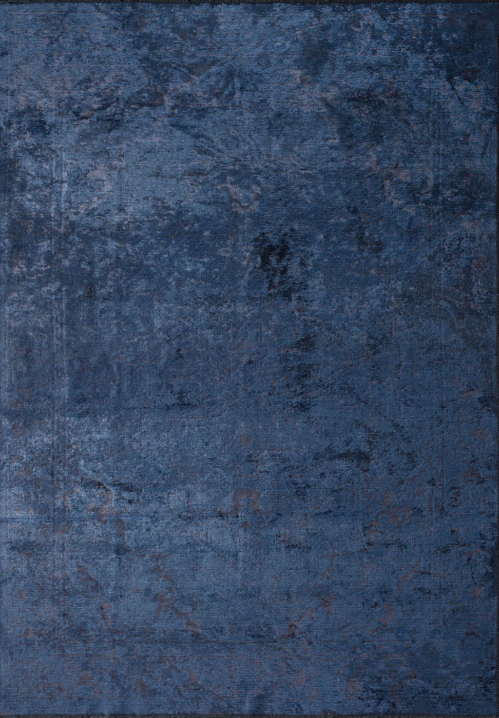 Ivy Charcoal - Navy Blue Rug
