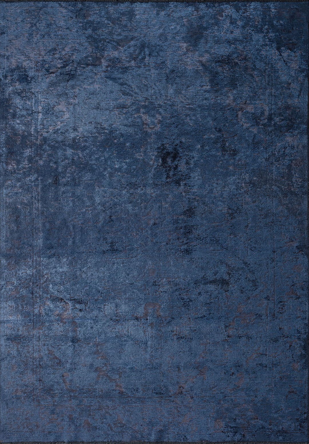Ivy Charcoal - Navy Blue Rug