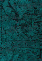 Ivy Black - Dark Turquoise Rug