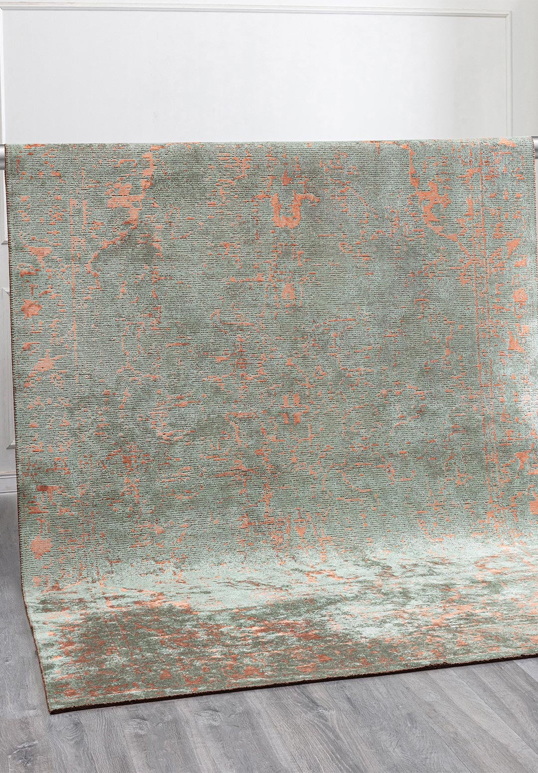 Ivy Peach - River Green Rug