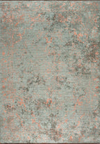 Ivy Peach - River Green Rug