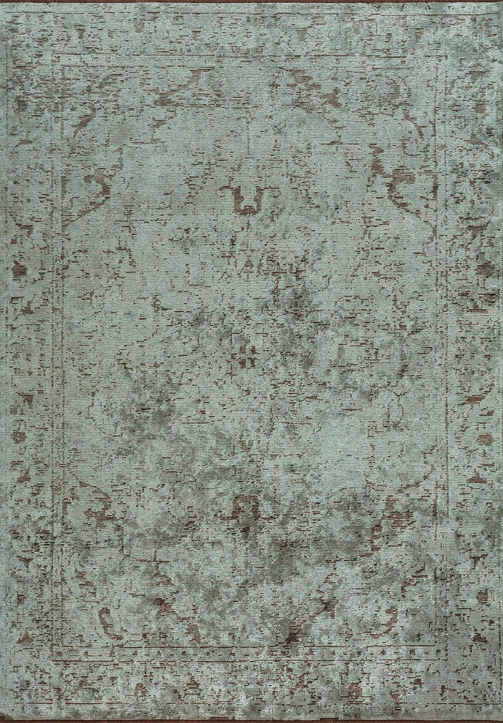 Ivy Dark Brown - River Green Rug