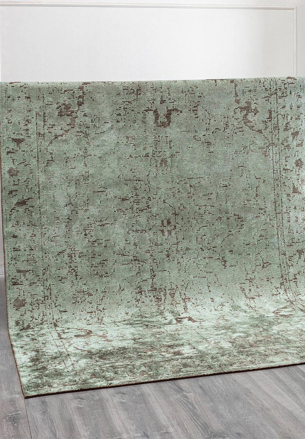 Ivy Dark Brown - River Green Rug