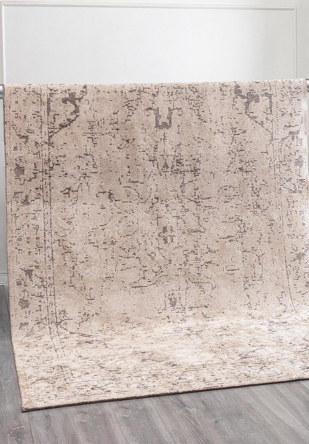 Ivy Charcoal - Cream Rug