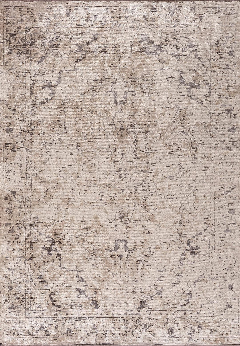 Ivy Charcoal - Cream Rug