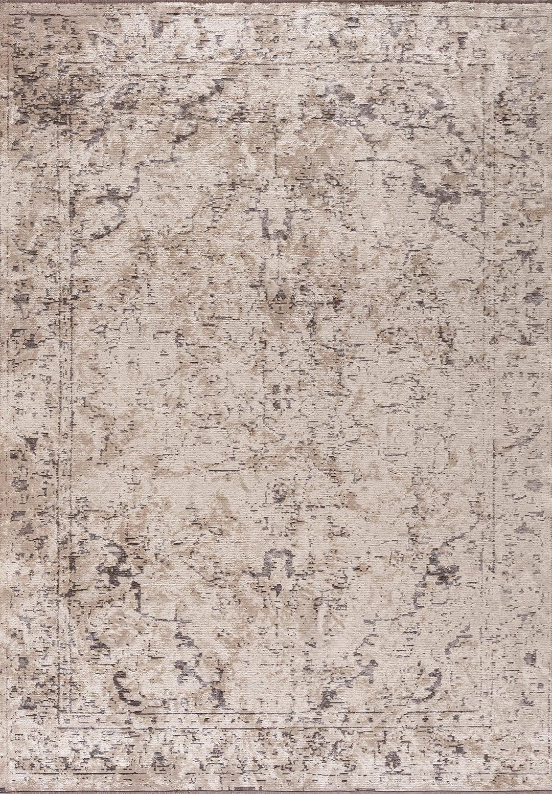 Ivy Charcoal - Cream Rug