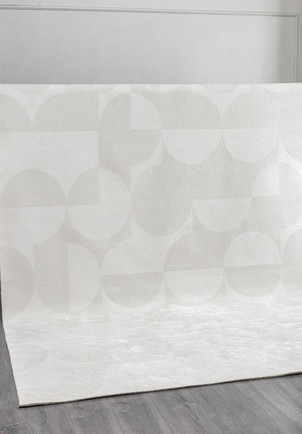 Circle White Rug