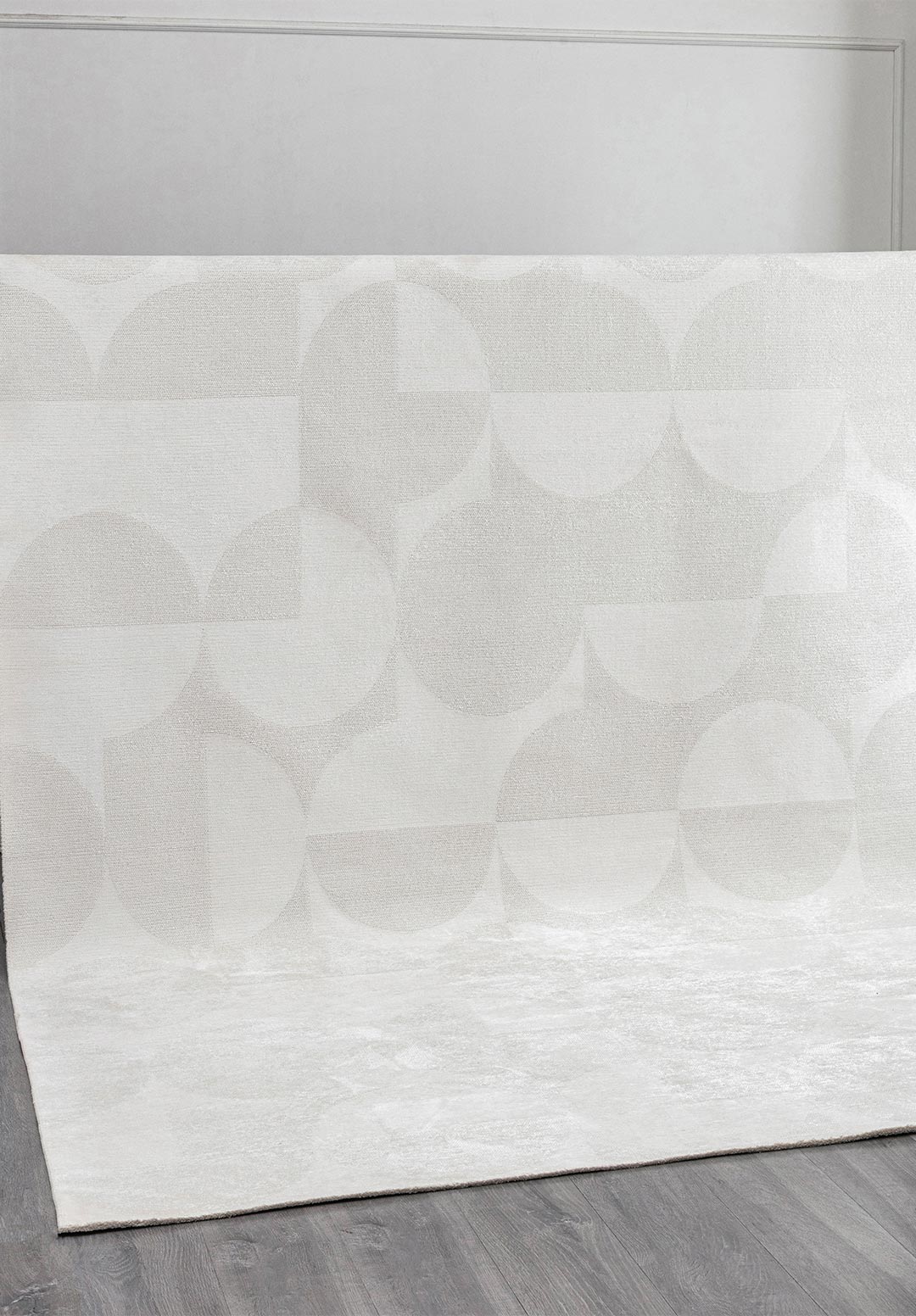 Circle White Rug