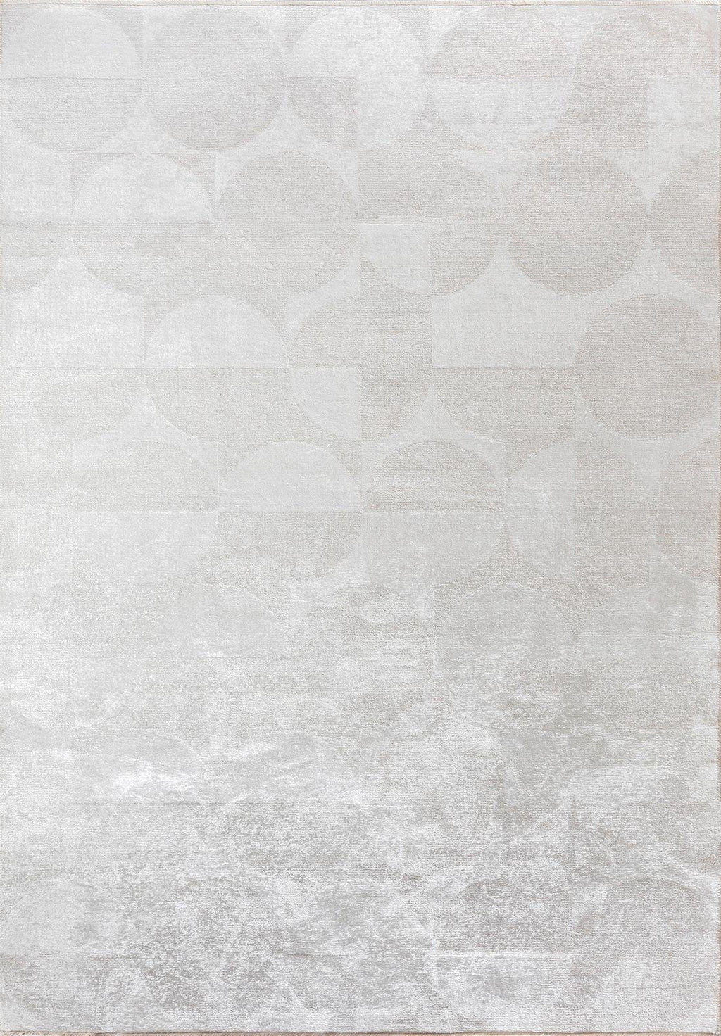 Circle White Rug