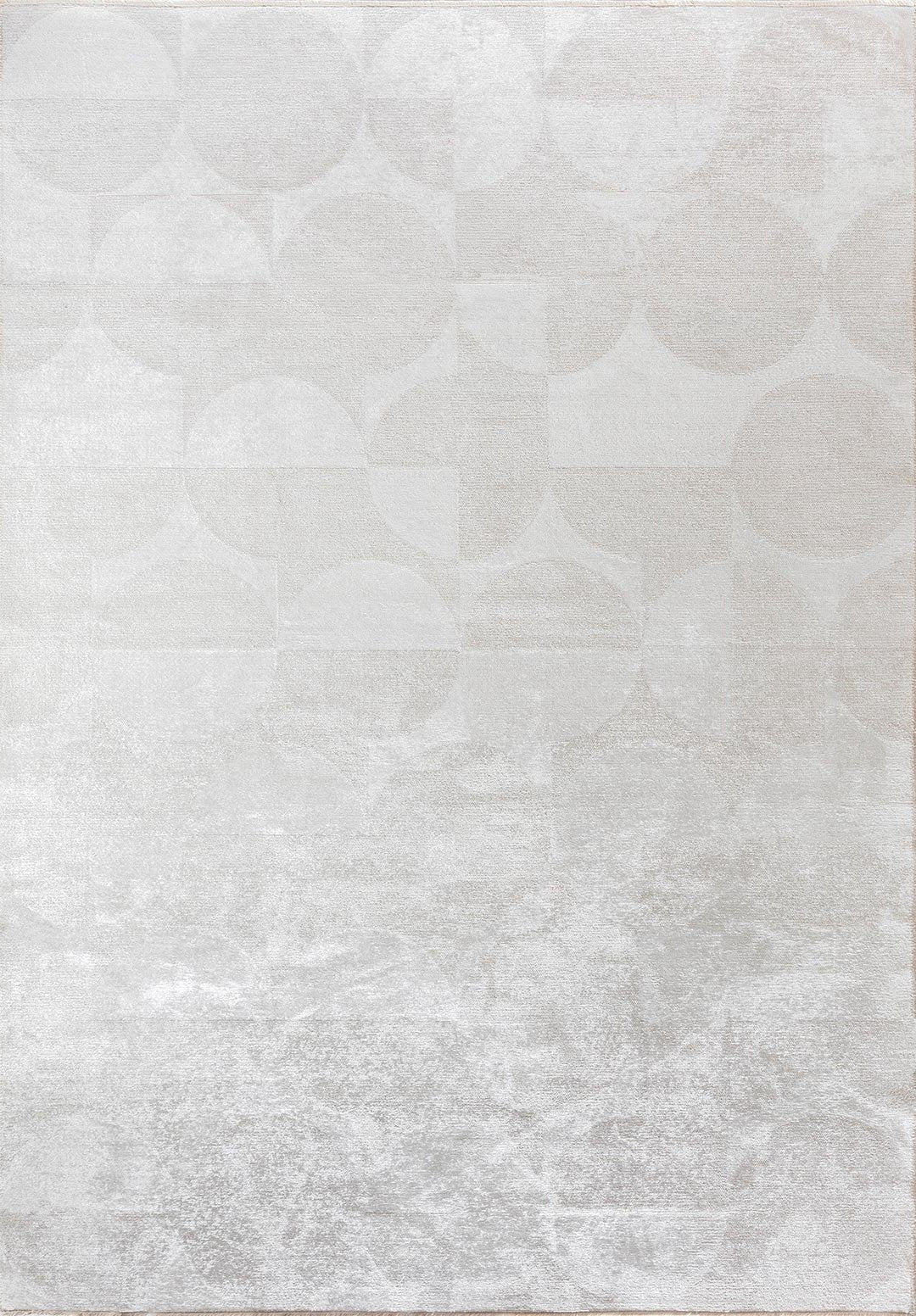 Circle White Rug