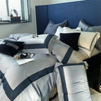 Sablier Silver Luxury Egyptian Cotton Bedding Set
