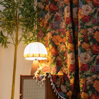 Retro Blossoming Curtain