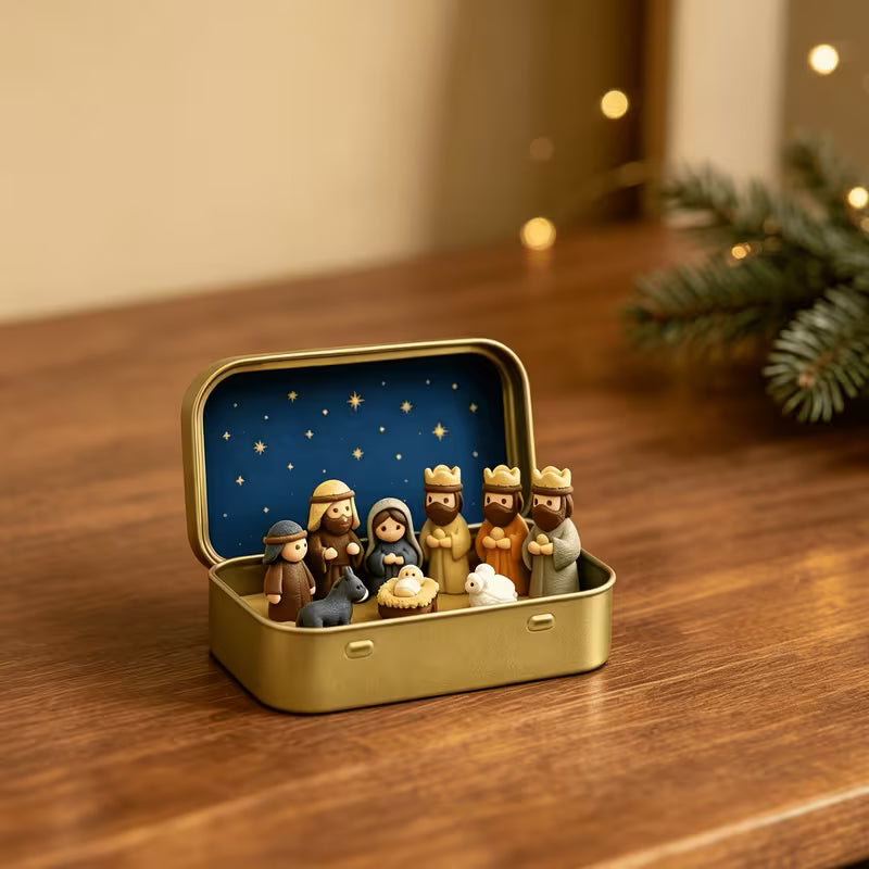 Advent Pocket Nativity Tin