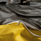 Shemir Grey Gold Reversible Egyptian Cotton Bedding Set