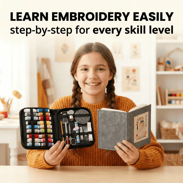 🧵DIY Embroidery Stitch Book