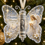 🦋💵 Embossed Butterfly Christmas Cash Gift Ornament – Holiday Money Holder Keepsake 🎄✨