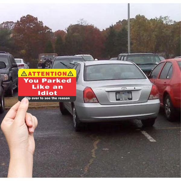 You Parked Like an Id10t Cards