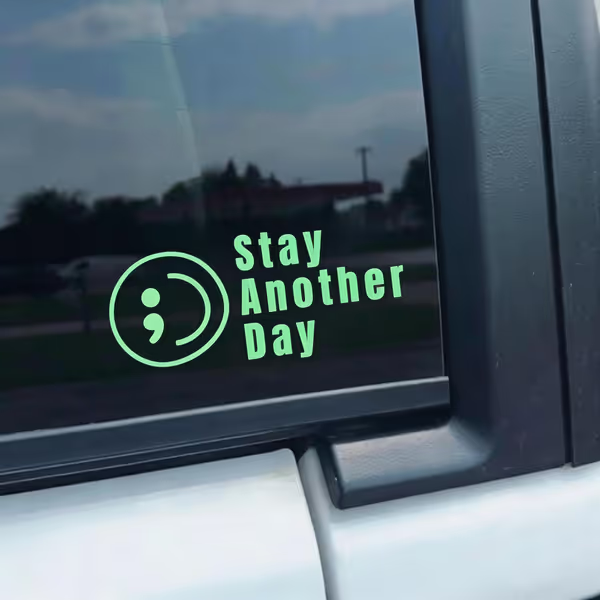 🎗️Share Pack❤️ SAD Mental Health Awareness Car Decal(5pcs)