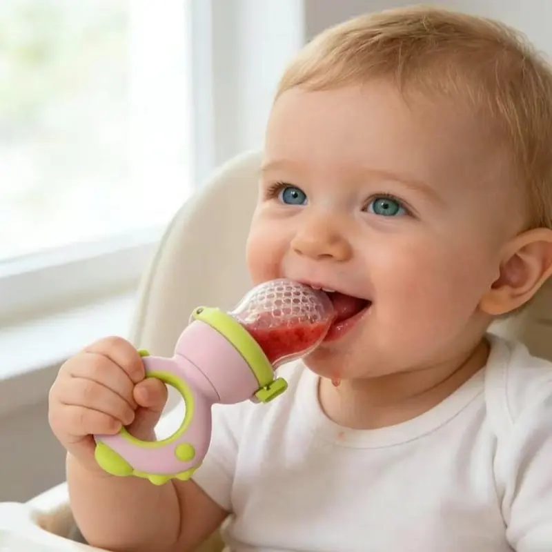 🍎 Fruit and Vegetable Propeller Teether , Baby feeder pacifier
