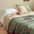 Foliage Summer Quilted Blanket