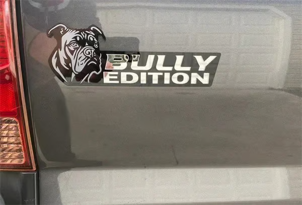 🎅2025 Christmas Hot Sale - Dog Car Badge Laser Cutting Car Emblem