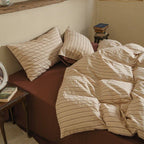 Cosy Farmhouse Stripe Bedding Set