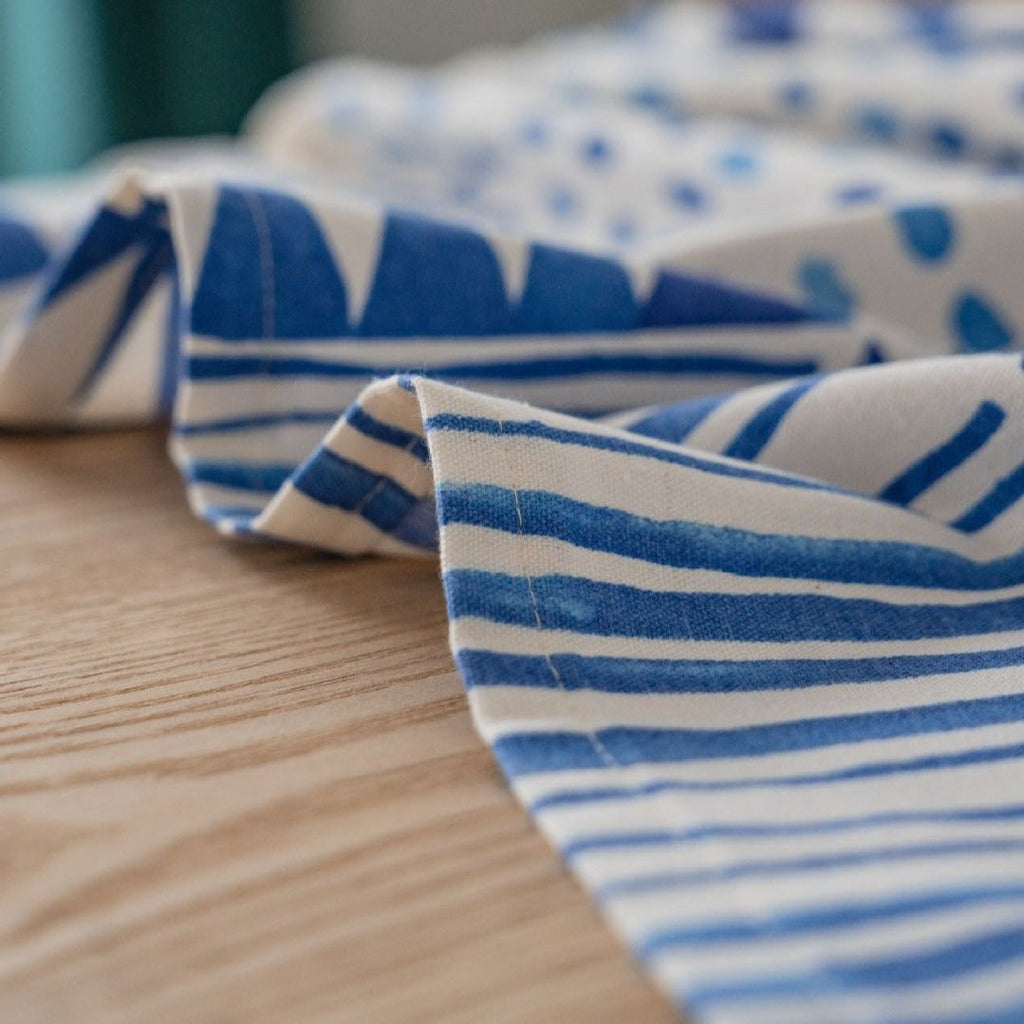 Mediterranean Blue Tablecloth