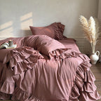 Ruffled Cottage Bedding Set