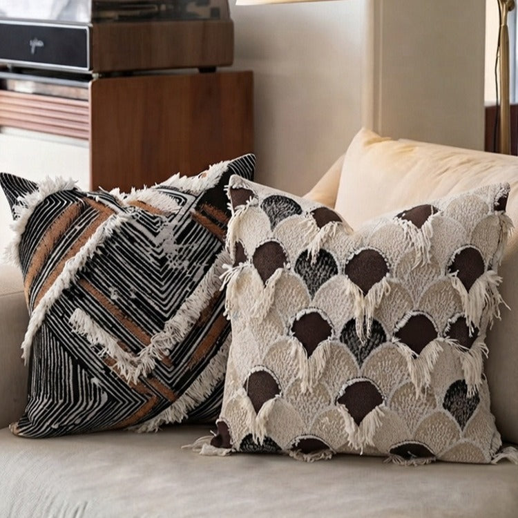 Boho Tassel Weave Cushion
