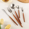 Dalbergia Rosewood Luxury Stainless Steel Cutlery Set