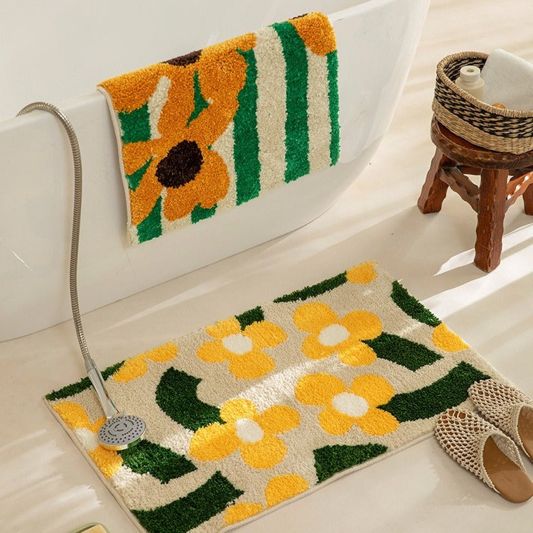 Pop Daisy Shaggy Rug