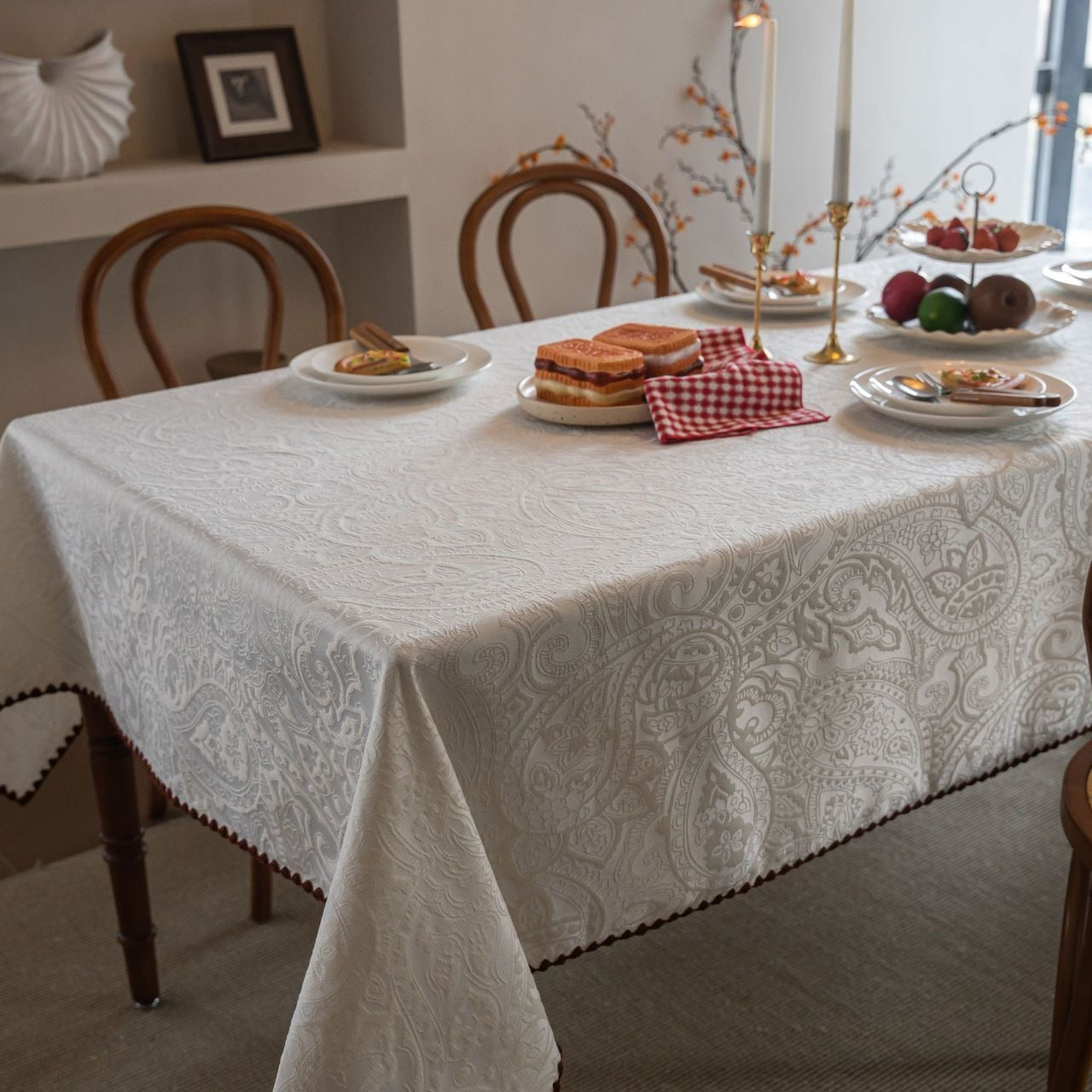 French Paisley Tablecloth