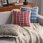 Disco Diamond Fringe Cushion