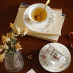 Light Yellow Petal Garden Teacup Set