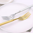Naila Gold Textured Handle Stainless Steel Cutlery Set