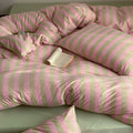 Cotton Candy Lines Bedding Set