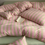 Cotton Candy Lines Bedding Set