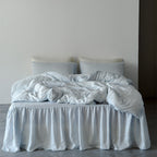 Ruffle Skirt Silky Bedding Set