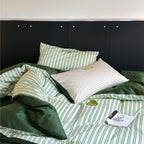 Green Pear Retro Bedding Set