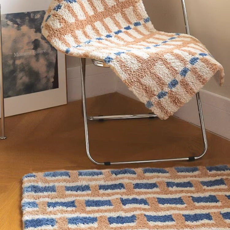 Sunny Tone Check Rug