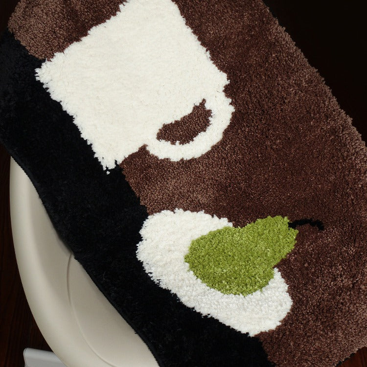 Green Pear Bath Mat