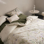 Sylvara Botanical Egyptian Cotton Bedding Set