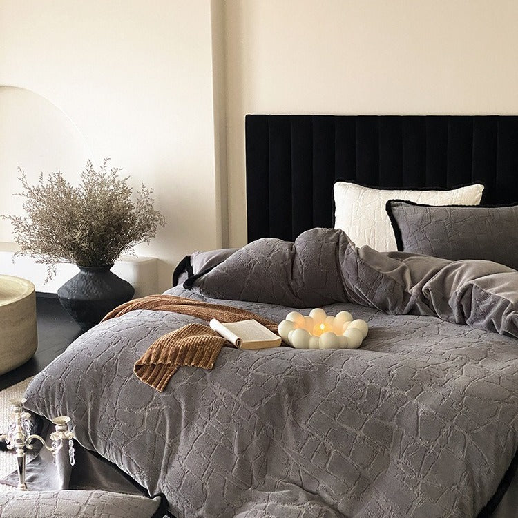 Lime Stone Noir Bedding Set