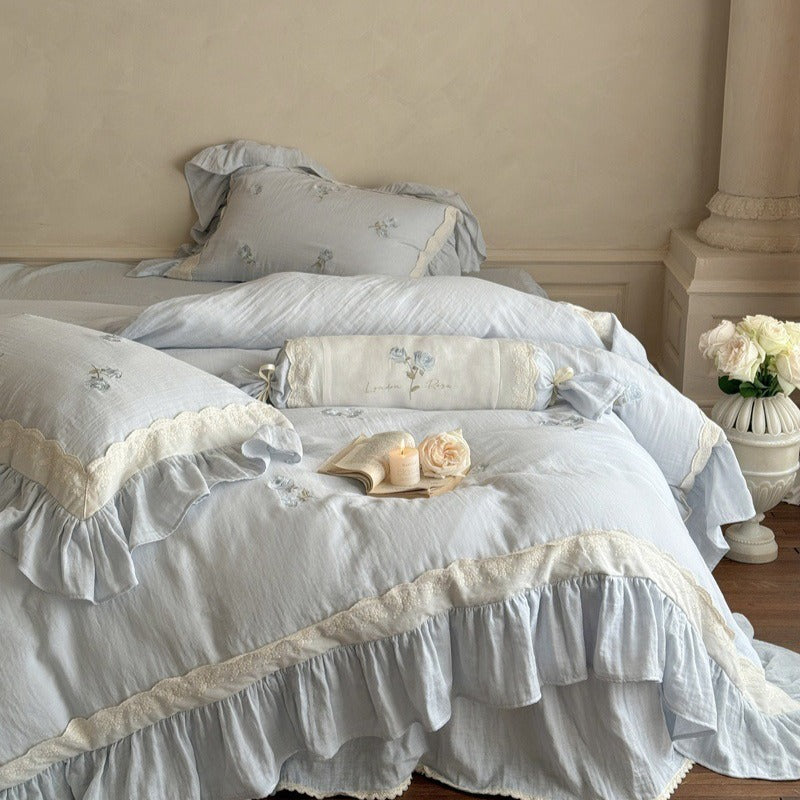 Provence Rose Lace Bedding