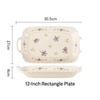 Violet Dusk Ceramic Dining Set