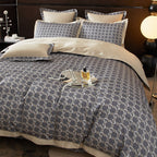 Alaric Chain Printed Luxury Egyptian Cotton Bedding Set