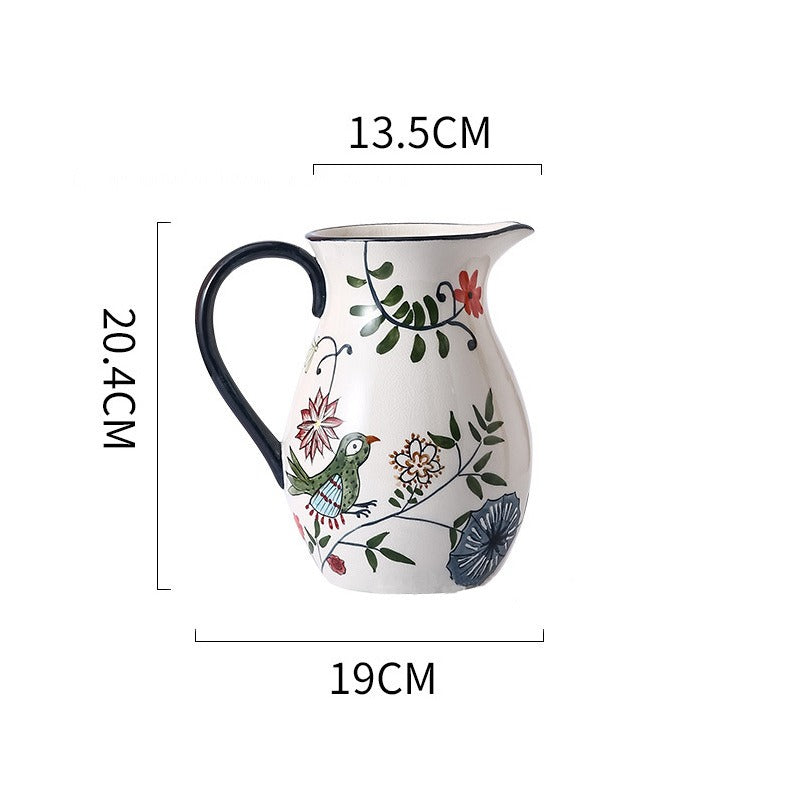 Vintage Pattern Ceramic Vase