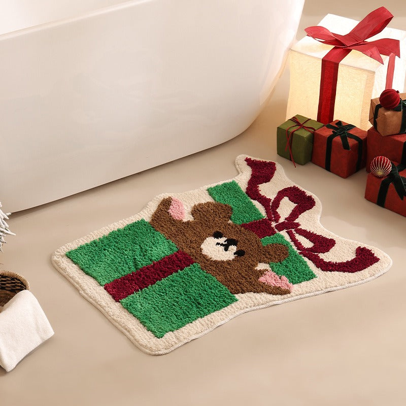 Peek-a-Boo Bear Rug